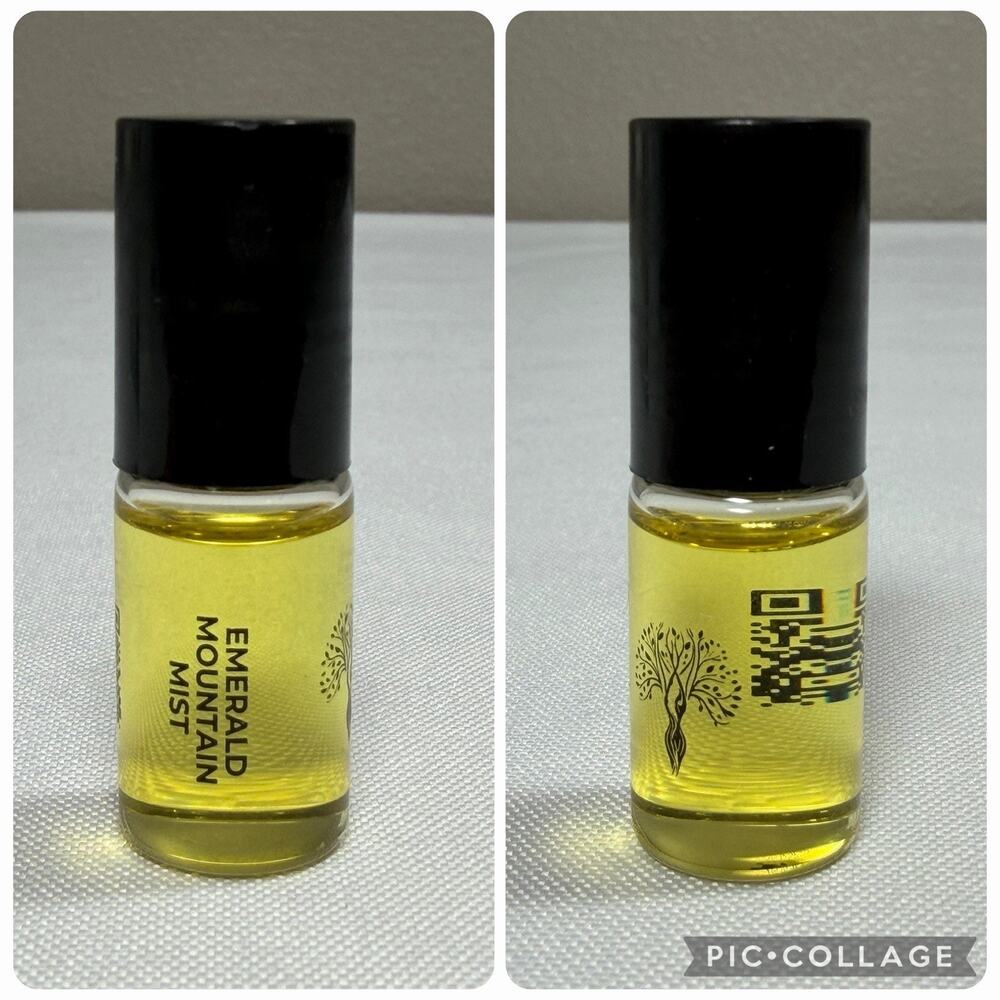 Eternal Perfume Oils 3 ml Sample EMERALD MOUNTAIN MIST In Roller Bottle